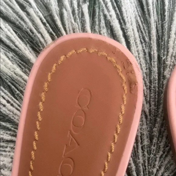 Pink Loafers with Gold Accent - Picture 12 of 12